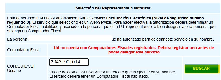 Campo CUIT/CUIL/CDI Usuario con el CUIT de Arkabot y botón Buscar